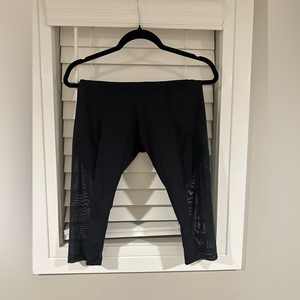 Varley Women’s Black‎ Mesh Cropped Legging
